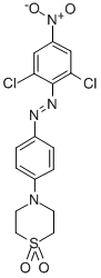 CAS#: 17741-62-7， 4-[4-[(2,6-Dichloro-4-Nitrophenyl)Azo]Phenyl]Thiomorpholine 1,1-Dioxide