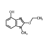 CAS 登录号：177478-23-8， 2-乙氧基-1-甲基-1H-苯并咪唑-4-醇