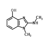 CAS#: 177478-32-9， 1-Methyl-2-(Methylamino)-1H-Benzimidazol-4-Ol