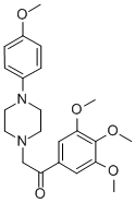 CAS#: 17755-64-5， 3',4',5'-Trimethoxy-alpha-[4-(4-Methoxyphenyl)-1-Piperazinyl]Acetophenone