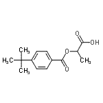 CAS#: 177664-56-1， 2-{[4-(2-Methyl-2-Propanyl)Benzoyl]Oxy}Propanoic Acid