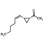 CAS#: 177853-64-4， 1-{(1R,2R)-2-[(1Z)-1-Hexen-1-Yl]Cyclopropyl}Ethanone