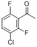 结构式 CAS# 177942-50-6, 1-(3-氯-2,6-二氟苯基)乙酮
