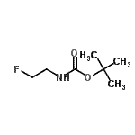 structure of CAS# 178181-52-7, 2-Methyl-2-Propanyl (2-Fluoroethyl)Carbamate;tert-butyl (2-fluoroethyl)carbamate