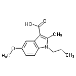 CAS#: 17826-24-3， 5-Methoxy-2-Methyl-1-Propyl-1H-Indole-3-Carboxylic Acid