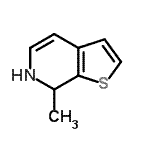 CAS#: 178308-07-1， 7-Methyl-6,7-Dihydrothieno[2,3-c]Pyridine