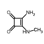 CAS 登录号：178324-32-8， 3-氨基-4-(甲基氨基)-3-环丁烯-1,2-二酮