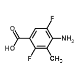 CAS#: 178444-92-3， 4-Amino-2,5-Difluoro-3-Methylbenzoic Acid
