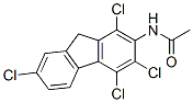 结构式 CAS# 1785-21-3, N-(1,3,4,7-四氯-9H-芴-2-基)乙酰胺