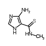 CAS#: 178556-93-9， 4-Amino-N-methyl-1H-imidazole-5-carbimidothioic acid