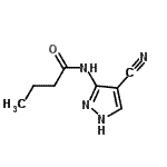 CAS#: 178613-52-0， N-(4-Cyano-1H-Pyrazol-3-Yl)Butanamide