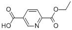 structure of CAS# 17874-78-1, 2,5-Pyridinedicarboxylic Acid 2-Ethyl Ester;6-(Ethoxycarbonyl)Nicotinic Acid