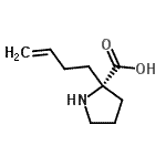 CAS 登录号：178752-81-3， 2-(3-丁烯-1-基)-L-脯氨酸