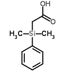 CAS#: 17887-62-6， [Dimethyl(Phenyl)Silyl]Acetic Acid