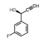 CAS#: 179249-18-4， (1S)-1-(3-Fluorophenyl)-2-Propyn-1-Ol