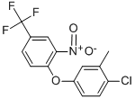 结构式 CAS# 1799-97-9, 4-(4-氯-3-甲基苯氧基)-3-硝基三氟甲苯