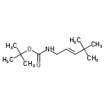CAS#: 179923-09-2， 2-Methyl-2-Propanyl [(2E)-4,4-Dimethyl-2-Penten-1-Yl]Carbamate