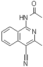 CAS#: 179985-52-5， N-(4-Cyano-3-Methyl-1-Isoquinolinyl)Acetamide