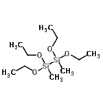 CAS 登录号：18001-76-8， 1,1,2,2-四乙氧基-1,2-二甲基二硅烷