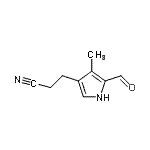 CAS#: 180283-43-6， 3-(5-Formyl-4-Methyl-1H-Pyrrol-3-Yl)Propanenitrile
