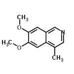 CAS#: 18029-55-5， 6,7-Dimethoxy-4-Methylisoquinoline