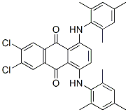 CAS#: 18038-98-7， 6,7-Dichloro-1,4-Bis(2,4,6-Trimethylanilino)Anthraquinone