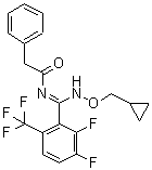 结构式 CAS# 180409-60-3, N-{(Z)-[(环丙基甲氧基)氨基][2,3-二氟-6-(三氟甲基)苯基]亚甲基}-2-苯基乙酰胺