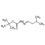 CAS#: 180462-76-4， 2-Methyl-2-Propanyl (2E)-2-(3-Methylbutylidene)Hydrazinecarboxylate