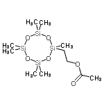 CAS#: 18048-31-2， 2-(2,4,4,6,6,8,8-Heptamethyl-1,3,5,7,2,4,6,8-tetroxatetrasilocan-2-yl)ethyl acetate