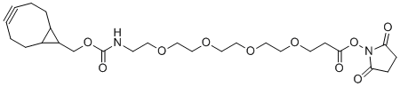 CAS#: 1807501-86-5， endo-BCN-PEG4-NHS ester