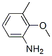 structure of CAS# 18102-30-2, 2-Amino-6-Methylanisole;2-Methoxy-3-Methylbenzenamine;2Amino-6-Methylanisole