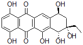 CAS#: 18118-77-9， 8-Ethyl-1,4,6,7,8,10-Hexahydroxy-7,8,9,10-Tetrahydro-5,12-Naphthacenedione