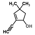 CAS#: 181276-85-7， 2-Ethynyl-4,4-Dimethyl-Cyclopent-2-En-1-Ol