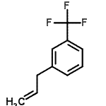 结构式 CAS# 1813-96-3, 1-烯丙基-3-(三氟甲基)苯