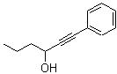 structure of CAS# 1817-51-2, 1-Phenyl-1-Hexyn-3-Ol;1-Phenyl-1-hexyn-3-ol;1-phenylhex-1-yn-3-ol;4-Phenyl-3-butyn-1-ol