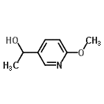 CAS#: 181820-67-7， 1-(6-Methoxy-3-Pyridinyl)Ethanol