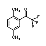 结构式 CAS# 181828-02-4, 1-(2,5-二甲基苯基)-2,2,2-三氟乙烷酮
