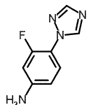 CAS#: 181997-13-7， 3-Fluoro-4-(1H-1,2,4-Triazol-1-Yl)Aniline