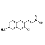 CAS#: 182050-17-5， 2-Chloro-7-Methyl-3-[(E)-2-Nitrovinyl]Quinoline