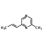 CAS#: 18217-81-7， 2-Methyl-6-[(1E)-1-Propen-1-Yl]Pyrazine