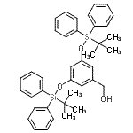 CAS#: 182250-70-0， (3,5-Bis{[(2-Methyl-2-Propanyl)(Diphenyl)Silyl]Oxy}Phenyl)Methanol