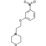 CAS#: 182618-90-2， 4-[2-(3-Nitrophenoxy)Ethyl]Morpholine