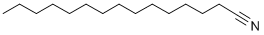 结构式 CAS# 18300-91-9, 正十五烷腈