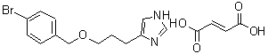 CAS#: 183155-85-3， 4-{3-[(4-Bromobenzyl)Oxy]Propyl}-1H-Imidazole (2E)-2-Butenedioate (1:1)