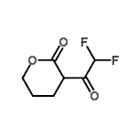 CAS#: 183279-72-3， 3-(Difluoroacetyl)Tetrahydro-2H-Pyran-2-One