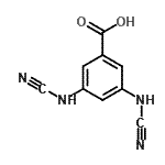 CAS#: 183430-49-1， 3,5-Bis(Cyanoamino)Benzoic Acid