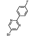 CAS#: 183437-94-7， 5-Bromo-2-(4-Fluorophenyl)Pyrimidine