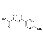 CAS#: 183559-35-5， N-(4-Methylbenzoyl)-L-Alanine