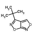 CAS#: 183666-50-4， 3-(2-Methyl-2-Propanyl)[1,2]Oxazolo[5,4-c][1,2]Oxazole