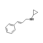 CAS#: 18381-63-0， N-Cinnamylcyclopropanamine